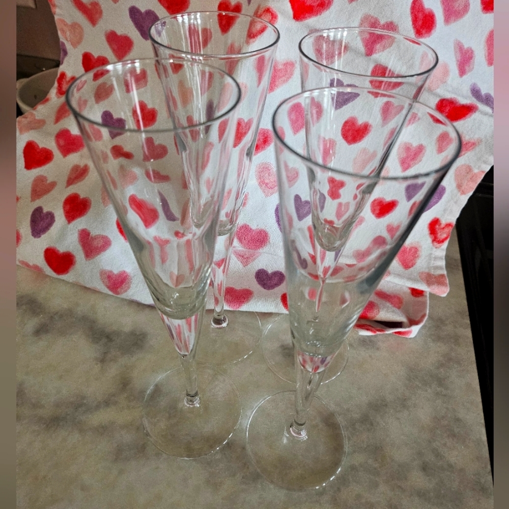 *NEW* BORMIOLI ROCCO: YPSILON CHAMPAGNE FLUTE - SET OF 4